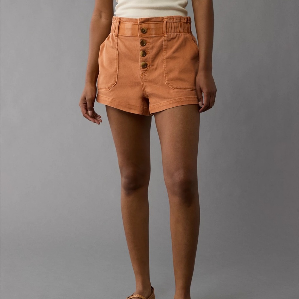 AE Dreamy Drape Stretch Paperbag Mom Short